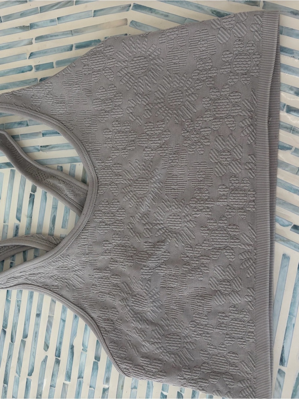 Aerie sunshine print sports bra/ longline